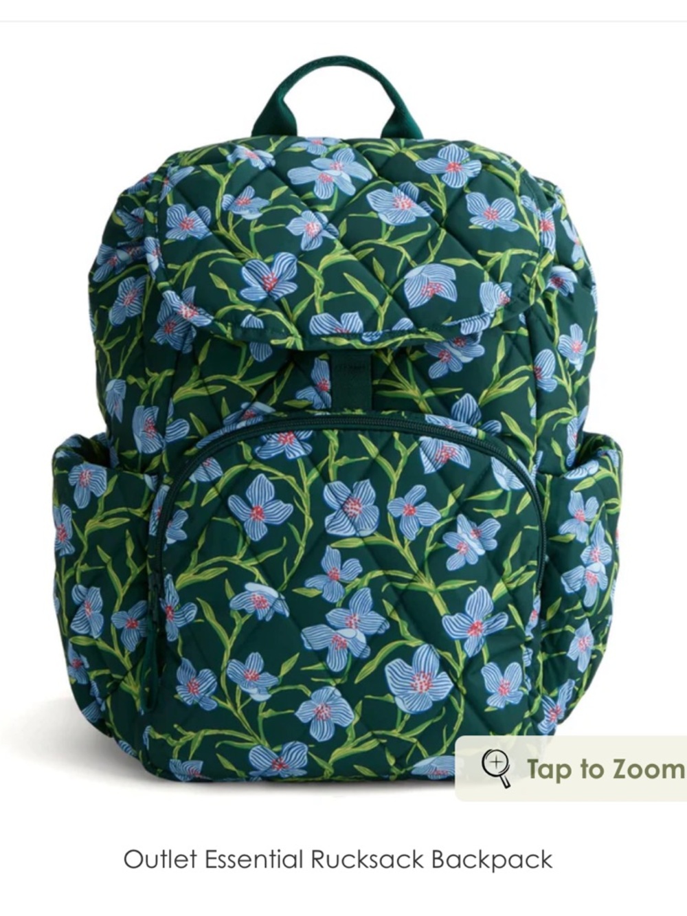 New Vera Bradley Essential Rucksack Backpack in Ultralight